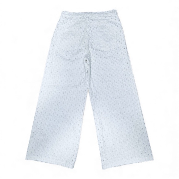 Favorite Daughter womens The Masha Super High Waist Wide Leg Jeans White Sz 27 - Picture 7 of 12